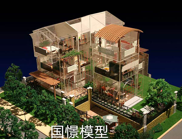 赞皇县建筑模型