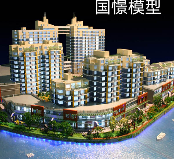 赞皇县建筑模型